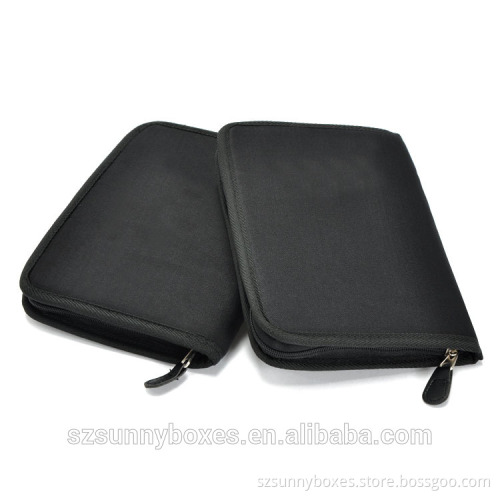 Eco-friendly Waterproof 600D Polyester Business Travel Zipper Organizer File Folder Bag